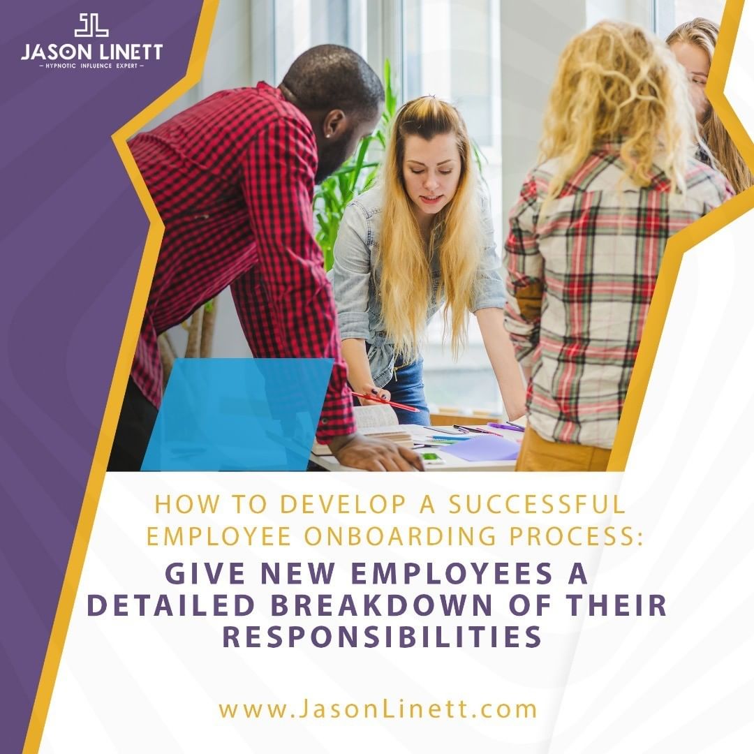JasonLinett's tweet photo. Making the creation of an onboarding process a team effort can help to reduce the amount of work you have to take on.
#jasonlinett #hypnoticinfluence #business #hypnoticlanguage #empoweryourbusiness #businessinfluencesystemsprogram #hypnoticinfluenceexpert https://t.co/CXTtQbaEDn