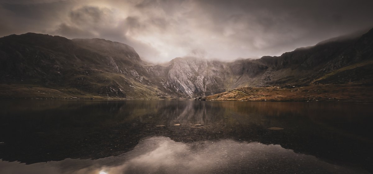 Climbing weekend with the lads...at 51 it's getting slightly harder 😀. Llyn Idwal, Idwal Slabs and the Devil's Kitchen, Snowdonia. iPhone 13 pro #PhotoOfTheDay #ThePhotoHour #StormHour #iPhone13Pro #Snowdonia #iPhone13series #iPhone13 #Idwall #OgwenValley #DevilsKitchen #Wales