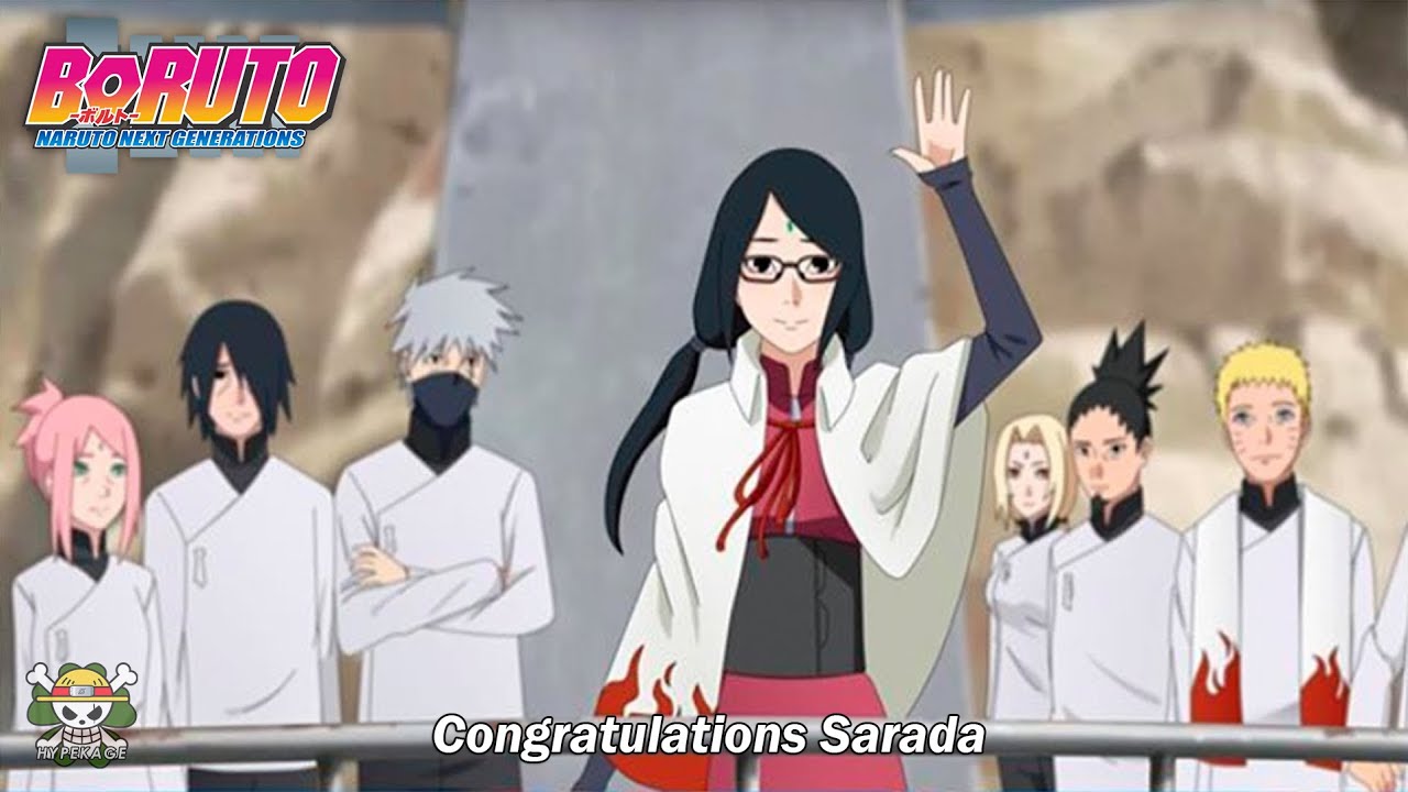 Evolution of Sarada Uchiha in Boruto 