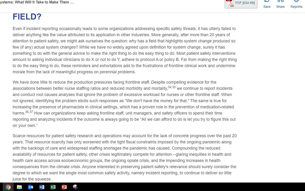 Kaveh Shojania (@kgshojania) on Twitter photo Appreciate en fuego icons x 3 from <a href="/patrickwbrady/">Patrick Brady</a>. Learning is indeed the goal highlighted in this editorial on incident reporting and I worry that patient safety will struggle to maintain relevance if we can't show real progress Appreciate en fuego icons x 3 from <a href="/patrickwbrady/">Patrick Brady</a>. Learning is indeed the goal highlighted in this editorial on incident reporting and I worry that patient safety will struggle to maintain relevance if we can't show real progress