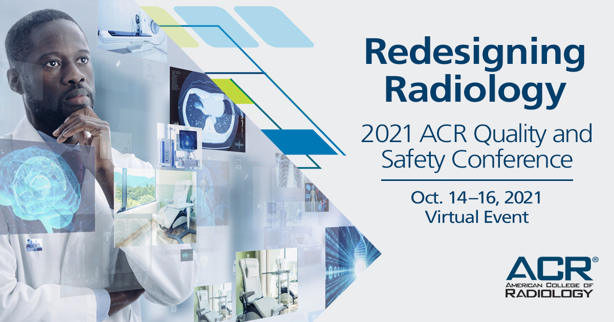 Dr. Bhavya Rehani (<a href="/BhavyaRehaniMD/">Bhavya Rehani, MD</a>) is a speaker at the upcoming <a href="/RadiologyACR/">American College of Radiology</a> Quality &amp; Safety Conference. Don't miss her presentation on "Building a Global Radiology Coalition" this Friday 10/15 during the C. Daniel Johnson Opening Session. bit.ly/3AuYPOd #ACRQS21