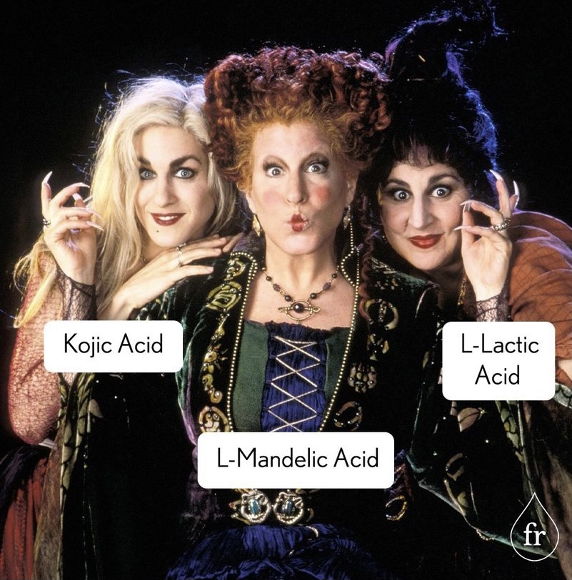 Not incorporating these acids into your skin care routine is a bunch of HOCUS POCUS 🔮🔮🔮

📸: @facerealityskincare #skininc #HocusPocus