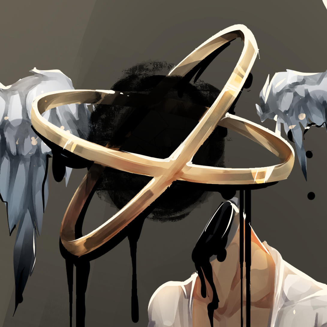 kaizuart's tweet photo. Another corrupted angel! This one DEFINITELY looks not okay. #kaizuocs https://t.co/mcrhywpRR9