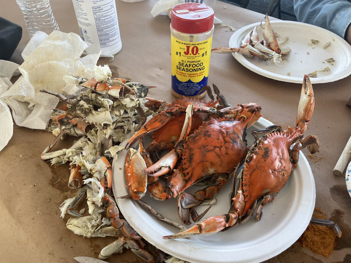 It’s true this event is equal parts seafood and schmooze. My vote is to keep it in the fall- the weather was beautiful 🌞 and the crabs 🦀 were fat! Great time socializing today 😊
#Crisfield #Clambake #vote #politics
