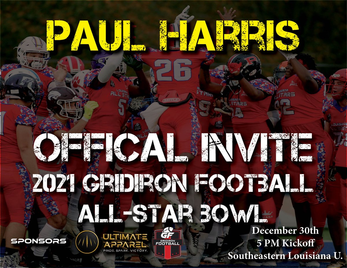 More invites tot he 2021 Gridiron Football All-Star Bowl Game. To accept the invite, send us a DM.

<a href="/SalmenHigh/">Salmen High Spartans</a> <a href="/Amitefootball/">Amite High Football</a> @Burtonkevondre
@dbupedie