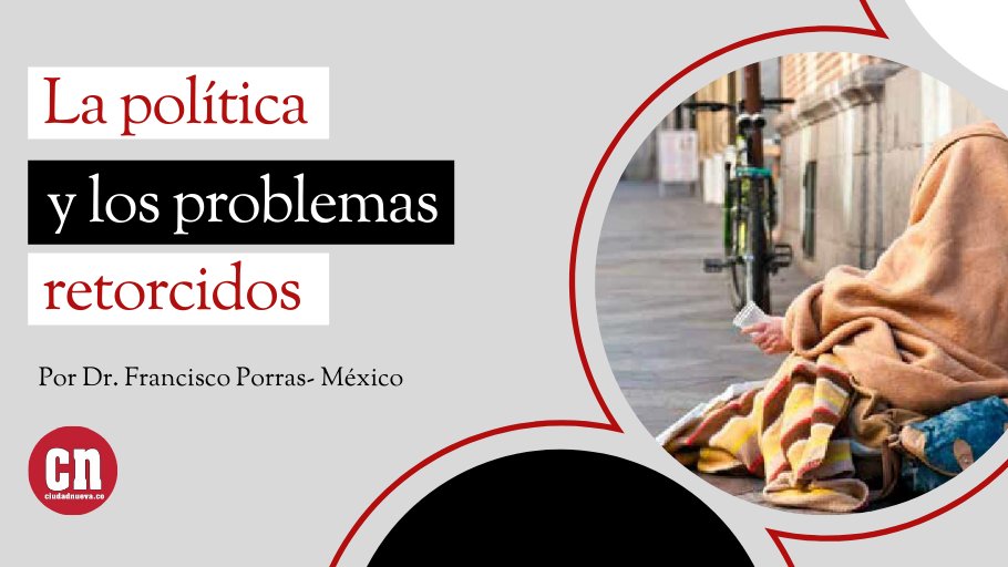 🧐"Los problemas retorcidos deben ser atendidos de manera consistente y urgente pues, si se dejan sin solución, tienen el potencial de destruir nuestras sociedades" - Dr. Francisco Porras.
Tres acciones concretas de solución, propuestas por el autor ➡️: ciudadnueva.co/la-politica-y-…