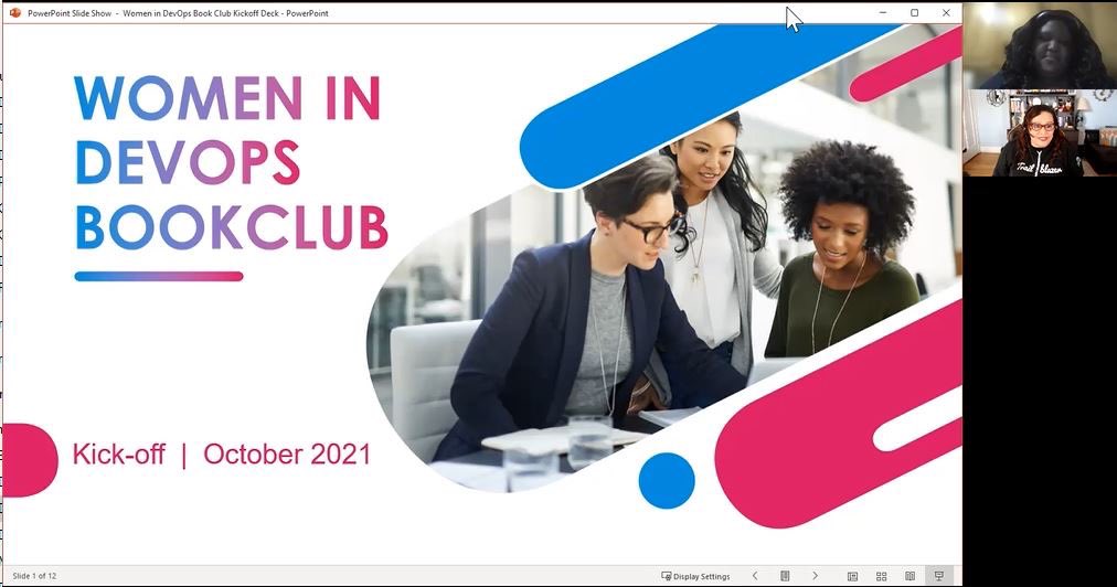 blancavleon's tweet image. It was a blast to host the #WomenInDevOps Book Club kickoff with @traveling_dev today!!! What a pleasure to have members share aspirations &amp;amp; life experiences. #StrongerTogether #DevOpsForSalesforce #CopadoChampion #TrailblazerCommunity #RADwomen