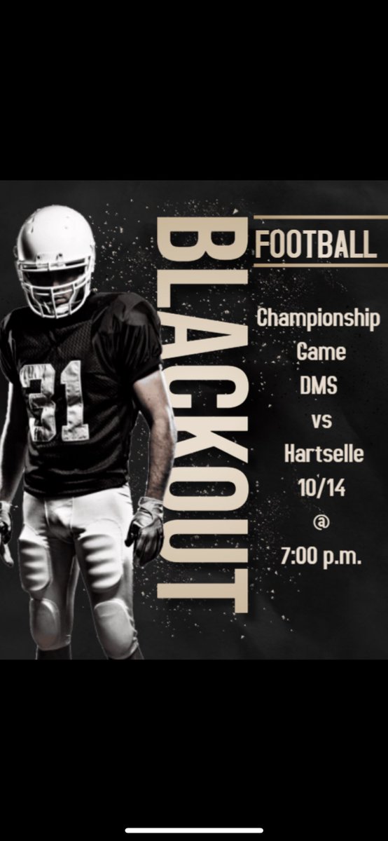 Madison…please go enjoy the BJ parade tomorrow. As soon as it’s over throw on some black and come get “The Pit” 💯 as DMS takes on Hartselle for the Championship! #GoPanthers <a href="/BJHS_Football/">Bob Jones Football</a> <a href="/etMCS17/">Eric Terrell</a> <a href="/FootballDms/">DMSFootball</a> <a href="/SethParker12/">Seth Parker</a> <a href="/CoachKateWade/">Kate Wade, NBCT</a> <a href="/FranksGerald/">Gerald Franks</a> <a href="/KelvisWhite/">Kelvis White</a>