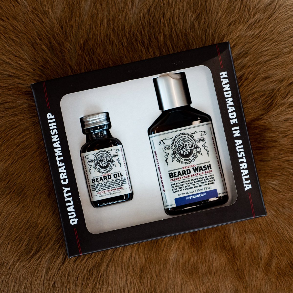 TheBeardedChap's tweet image. Our Luxe Duo Beard Kits include a small Original Beard Oil and a Travel Beard Wash. Perfect for the #beard on the go. #beardkit