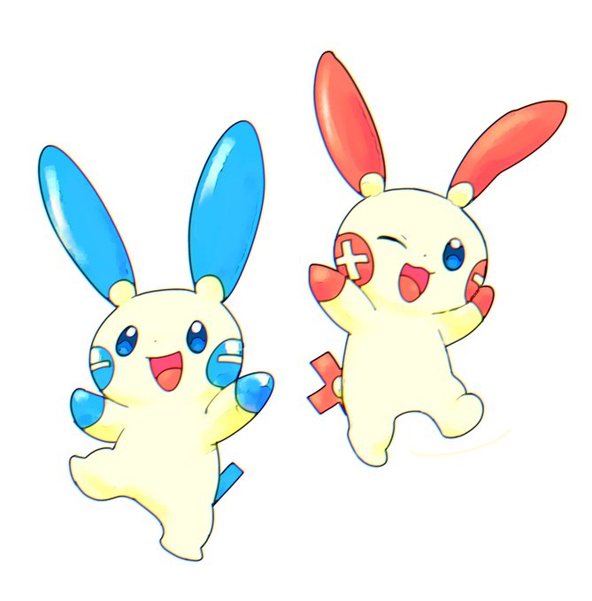 プラスルとマイナンのtwitterイラスト検索結果 プラスルとマイナンのtwitterイラスト検索結果