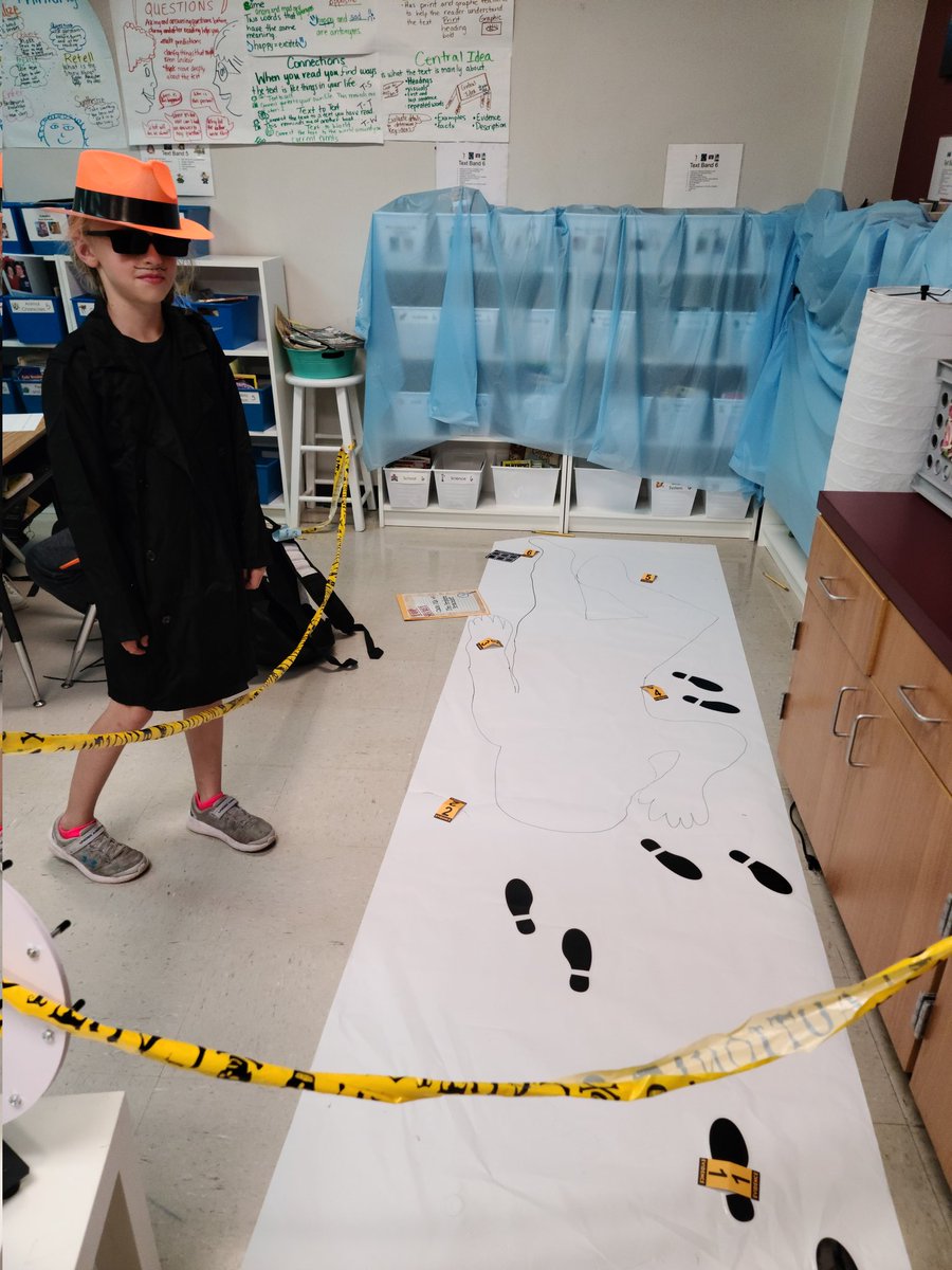KCloughMISD's tweet photo. Hardworking 3rd grade detectives used  context clues to make inferences! After they solved the case they got to try out their new learning during read to self! We definitely had some ah-has and huge growth with using text evidence! So proud. #NSEMovingMountains #MISDpageturners https://t.co/L8hlLyhuGF