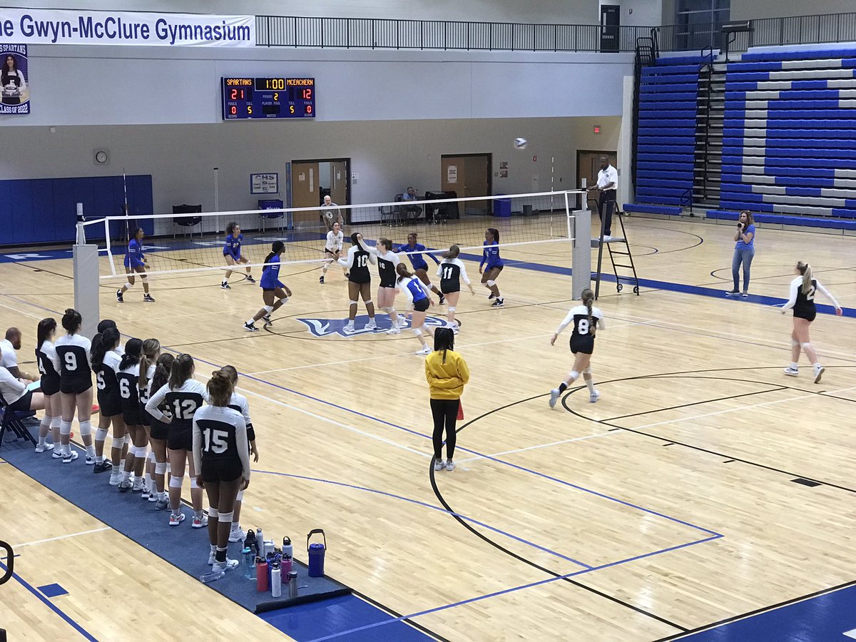 Chssparta's tweet photo. Congratulations to Spartan Volleyball for sweep of McEachern tonight! On to state playoffs @ Parkview 10/19 @sparta_sports @ch_sprincipal https://t.co/3nCni4Y5S1