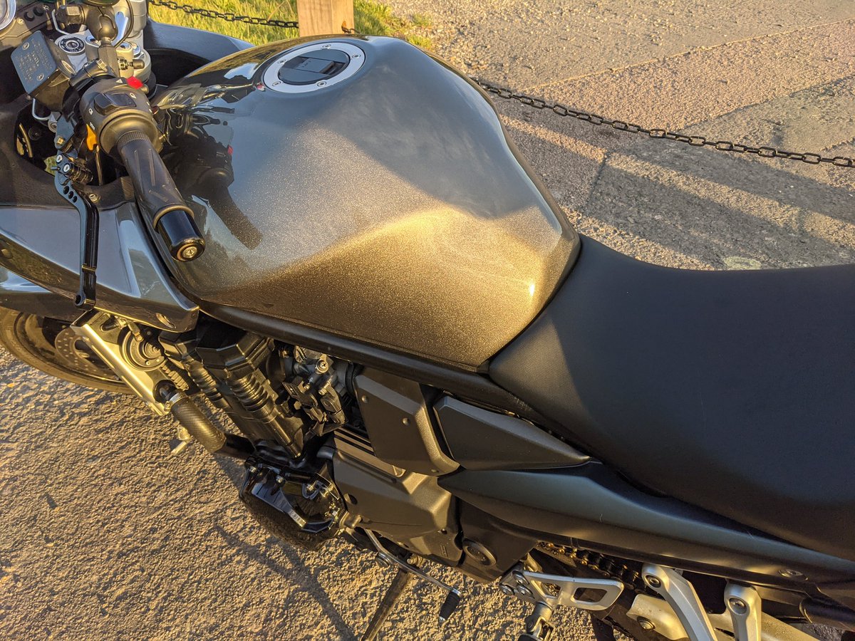 chronzon's tweet image. First in a while.. #bandit1250 #suzuki #biker #sunset