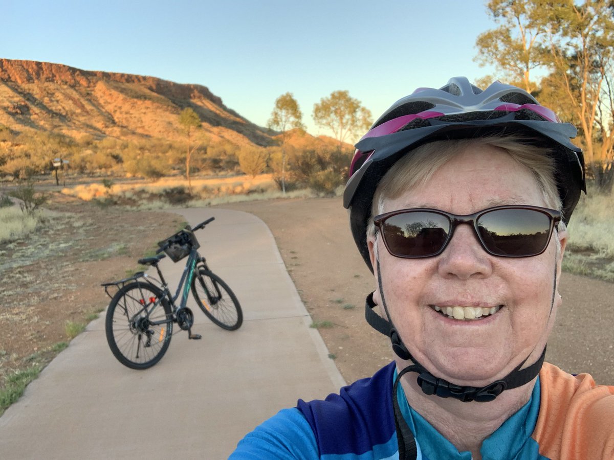 sueinasp's tweet image. Good morning @ZacInDarwin how’s the humidity? It was mighty chilly riding to #KickCancersButt in the Centre this morning #GCCOz
