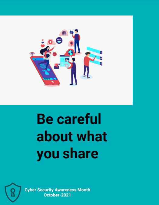 We often post our daily activities on social media. Cybercriminals look for these tiny details and can use them for Social Engineering and scams. Be mindful of what you’re sharing and be Cyber smart. #CSAM2021 #MSC2021 #mytru #TRUITServices #TRUInfoSec #BeCyberSmart