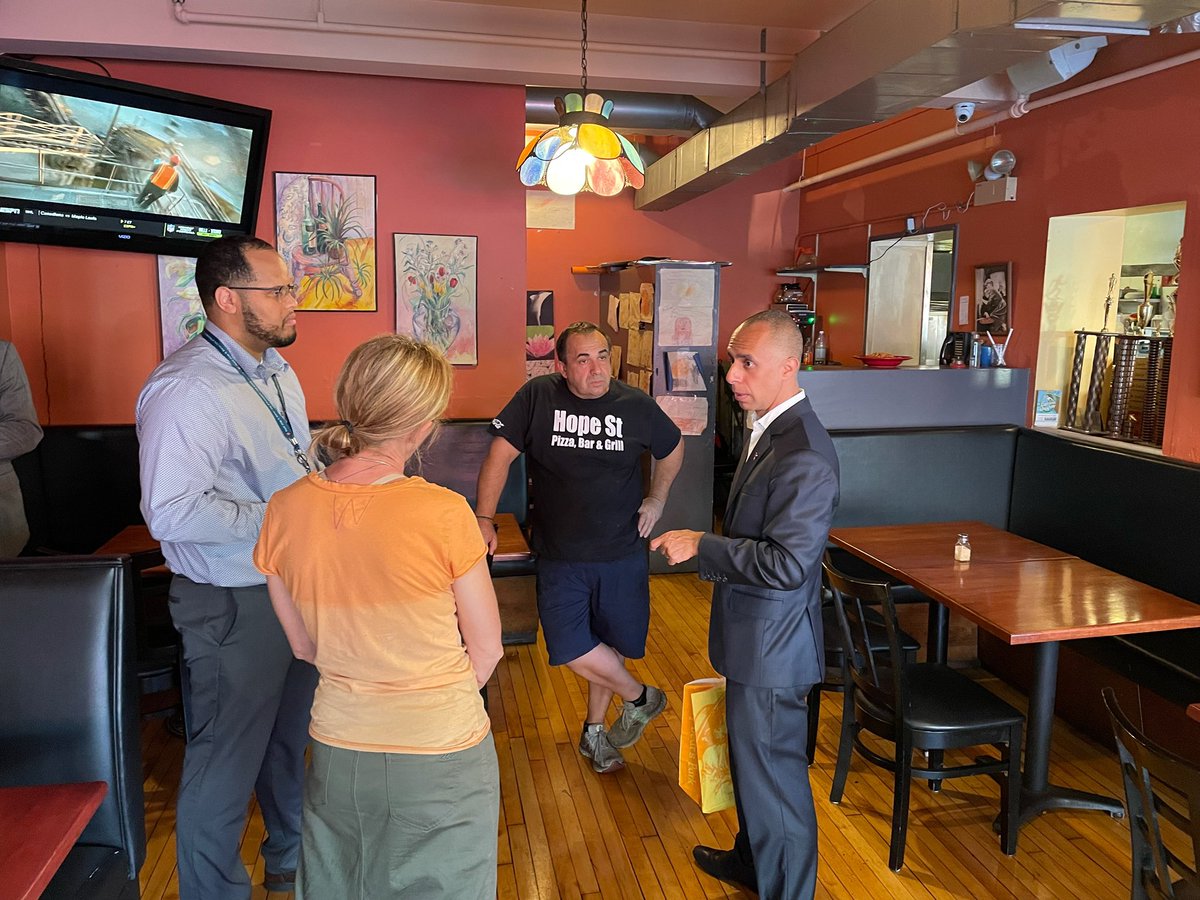 Hope Street is home to so many local businesses and entrepreneurs who are all vital to the <a href="/CityofProv/">City of Providence</a>’s success. I was glad to be able to stop by and visit a few this afternoon. #ThinkPVD