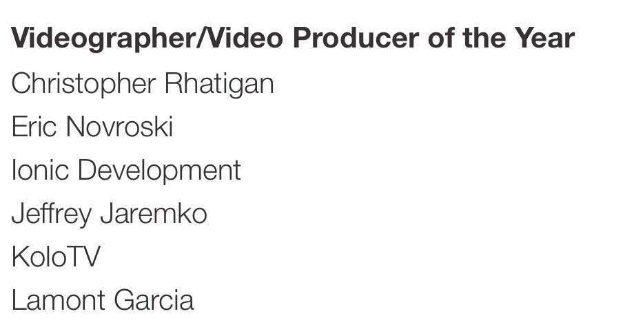 TheRhatigan's tweet photo. Hey guys! 

So I got nominated for Videographer of the year through https://t.co/CagDnTLrv2 

Tomorrow the votes go live at 12:00 I will post the link! I need everyone to run it up for me! 

Thanks guys! 🎬👍🏽🎥 https://t.co/nnHg3BkqtE