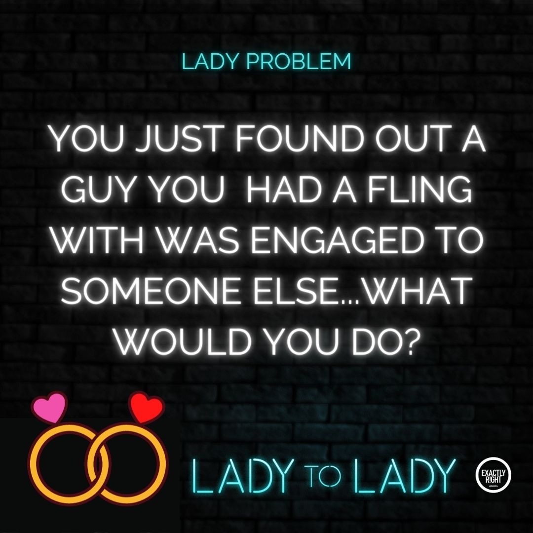 Lady2LadyComedy's tweet photo. #LadyProblem: We have a listener who just found out a guy she had a fling with was engaged to someone else. Listen to us break it down with @theeashleyray and share your thoughts here!

@ExactlyRight on @Stitcher!
https://t.co/rzBE2WUgrC https://t.co/bo10YlzFLG