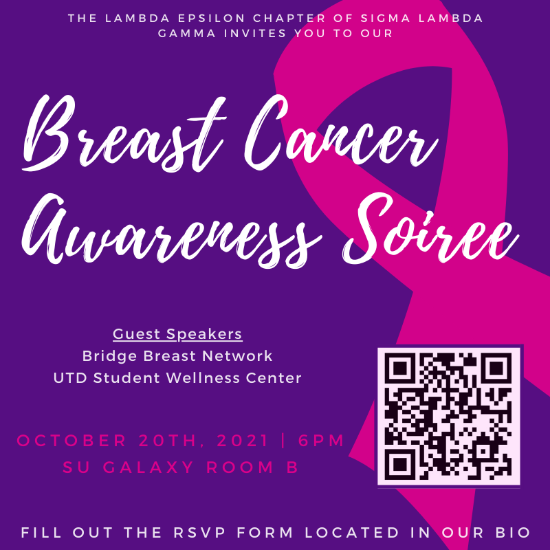 UTDGammas's tweet photo. You're invited to our 10th annual Breast Cancer Awareness Soiree! 💖 We hope to see y'all there! 💖💜⁠
⁠
✨We will be accepting donations for the Bridge Breast Network via our VENMO (UTDGAMMAS)! ⁠
☆☆☆☆☆⁠⠀⁠
⁠
#BreastCancerAwareness #BCA #UTDgammas #sigmalambdagamma https://t.co/8OcNRRvYie