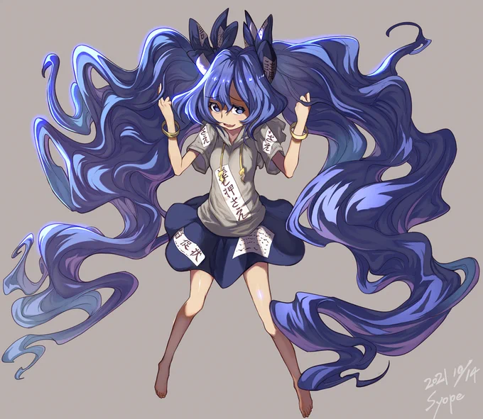 ツインテールにしてみました!

#依神紫苑 #東方 