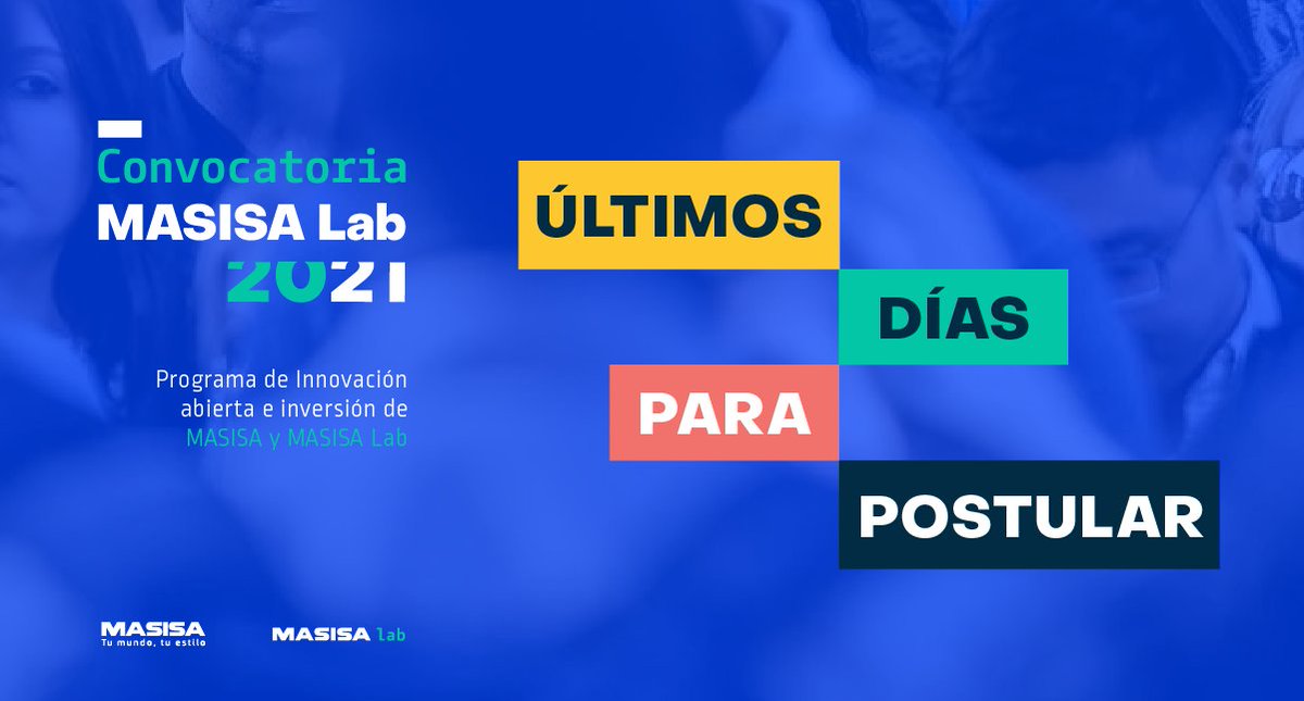 Extendemos el plazo hasta el 15 de Octubre 👌
Presentanos tu proyecto para invertir/colaborar y obtener un financiamiento pre-semilla (hasta US$150,000) o semilla (hasta US$500,000). masisalab.com/wp-content/upl…  #Construtech #Innovacion #construccion #venturecapital #startups