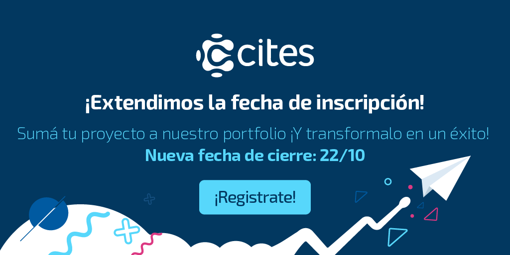 En #CITES sabemos cómo potenciar tus ideas para convertirlas en negocios.🚀 
¿Tenés un proyecto de base científica-tecnológica? ¡Es tu oportunidad!
📅 Cierre de inscripciones: 22 de octubre.
🔗Postulate ahora👇🏼
bit.ly/ConvocatoriaCI…