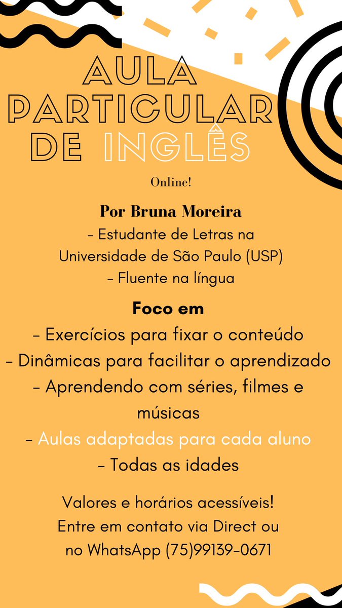 Oi gente! eu dou aulas de inglês, a aula experimental é gratuita e eu sou muito gente boa! ksks será que rola um rt pra ajudar a chegar nas pessoas? 🥺