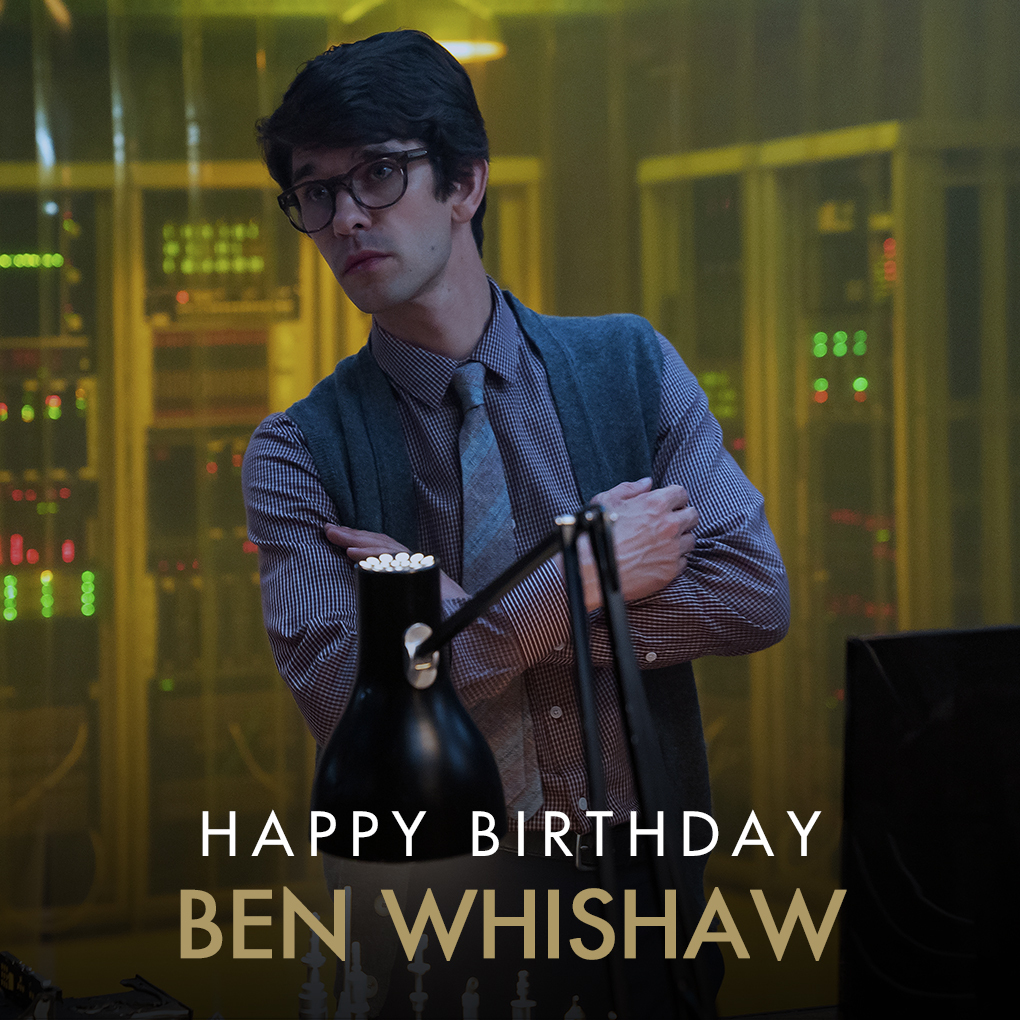 007's tweet image. Share your Happy Birthday wishes with Q aka Ben Whishaw.