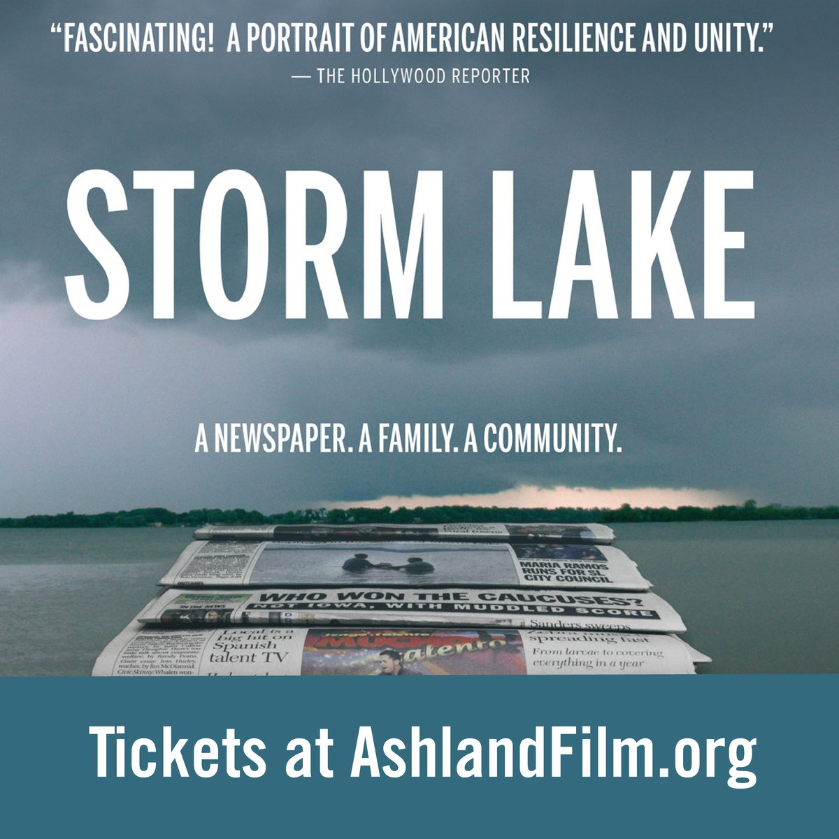 ashlandfilm's tweet photo. Best of the Fests is BACK featuring award winning documentary, Storm Lake.
Get your tickets now! Streaming this Friday until Thursday, October 21.
https://t.co/53VAsYoFiw
#ashlandindependentfilmfestival #ashlandindependentfilm #aiff #bestofthefests https://t.co/kjCkTertDG