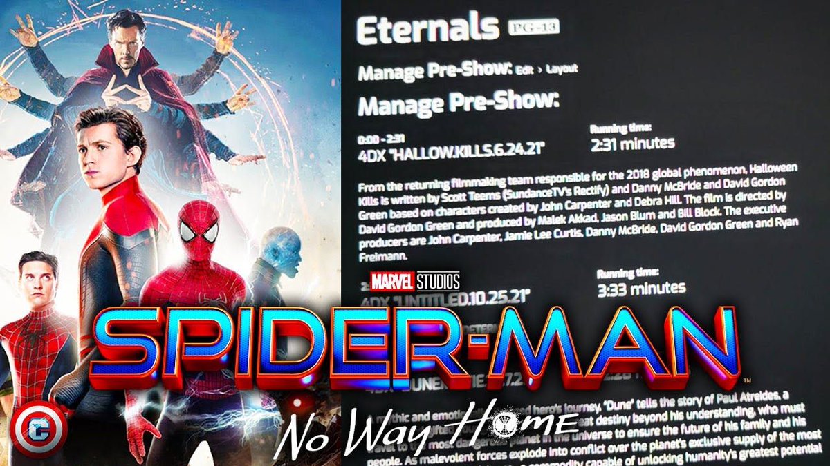 Spider-Man No Way Home OFFICIAL TRAILER #2 RELEASE DATE LEAKED!!!!!

Video: https://t.co/SgQAObXITr https://t.co/9pyqV63yce