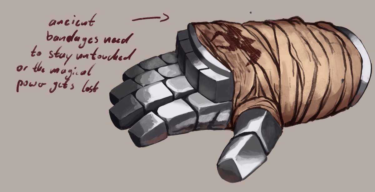 I bet Cross polishes them #Brawlhalla #Cross #Gauntlets.