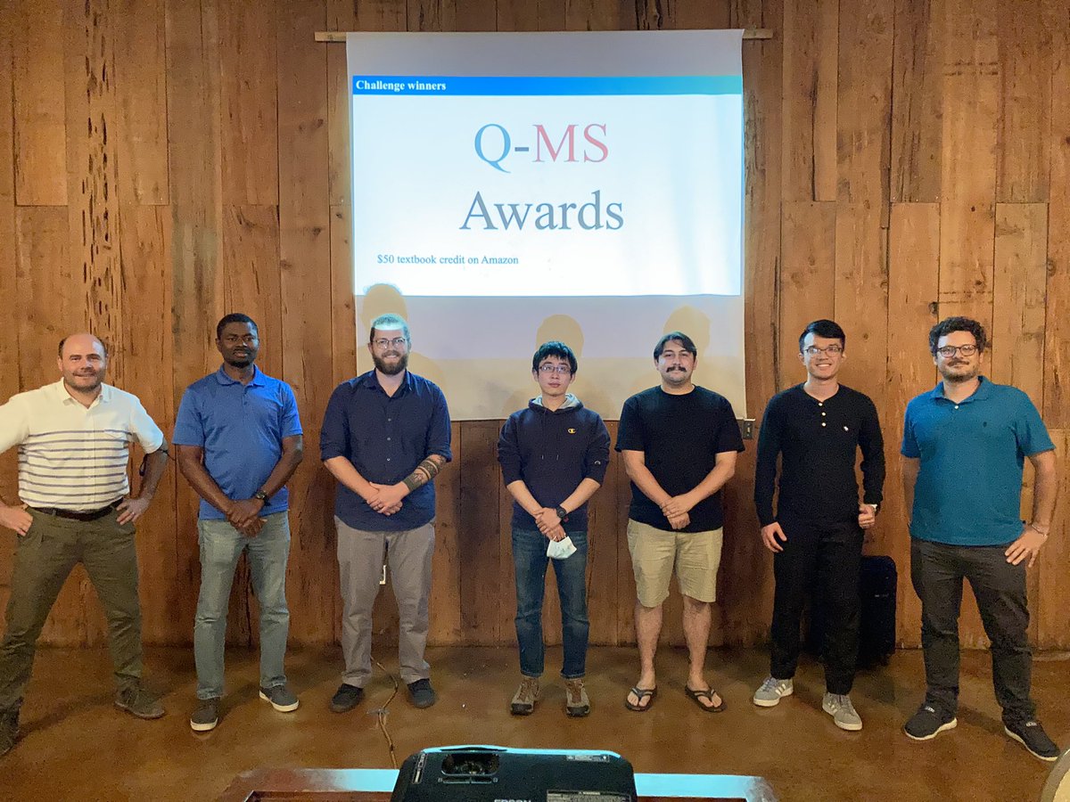 Michele Pavanello (@mikpavanello) on Twitter photo Congratulations to the winners of the Q-MS student award! We look forward to seeing fancy <a href="/QuantumESPRESSO/">Quantum ESPRESSO</a> skills in your upcoming publications!!! <a href="/EtiennePalos/">Etienne Palos</a> <a href="/OAndreussi/">Oliviero Andreussi</a> <a href="/fer_bononi/">Fer Bononi</a> #compchem #chemistry #physics Congratulations to the winners of the Q-MS student award! We look forward to seeing fancy <a href="/QuantumESPRESSO/">Quantum ESPRESSO</a> skills in your upcoming publications!!! <a href="/EtiennePalos/">Etienne Palos</a> <a href="/OAndreussi/">Oliviero Andreussi</a> <a href="/fer_bononi/">Fer Bononi</a> #compchem #chemistry #physics