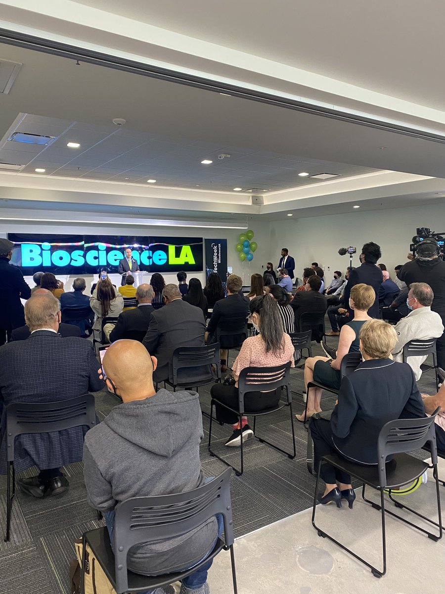 What a great time seeing everyone IN PERSON at today’s ribbon cutting ceremony at <a href="/bioscienceLa/">BioscienceLA</a>! Big congrats to our dear partners &amp; friends <a href="/djwhelan/">David J. Whelan » #LongLA</a> <a href="/jbarnette25/">Jessica Barnette</a> <a href="/SreeBatchu/">sree batchu</a>! We look forward to future collabs at your awesome new space!  #longLA #labiotechweek