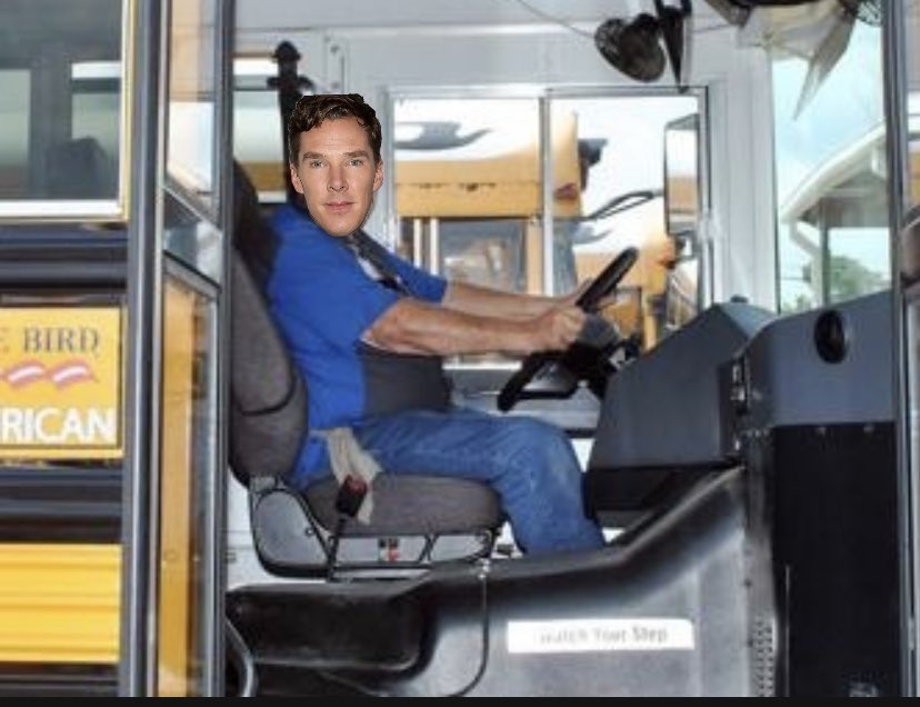 BenedictCTingz's tweet photo. As a bus driver I, Benedict Cumberbatch, finally understand what people mean when they say, “Fuck them kids.” They are so disrespectful of me, Benedict Cumberbatch, who is basically educator adjacent. Gonna make Tommy sit on the wheel well tomorrow. #Revenge https://t.co/Yr2CVzHB3P