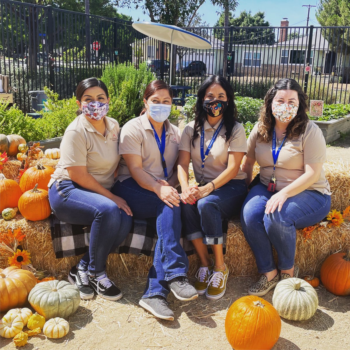 🍂Happy Fall Y’all! 🍂 Meet our Family Support Specialist Team. (L-R) Ms. Ady, Ms. Jessica, Ms. Veronica &amp; Ms. Sonia. 
*
Each day this team supports our families in the development of their children. Intensive Family Engagement is one of our core features. Thanks Team FSS! ❤️