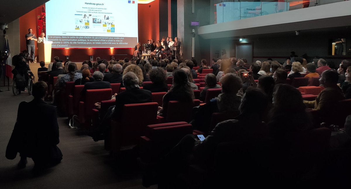 s_cluzel's tweet photo. 🗣️ Voyons les personnes avant le handicap

Lancement de la grande campagne 🇨🇵 de sensibilisation au handicap du @gouvernementFR en présence de Brigitte Macron
Institutionnels, associations, médias, influenceurs en situation de #Handicap ou non..
👉Tous mobilisés, tous concernés ! https://t.co/nERxPO3yi9