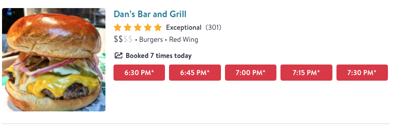 DansBarNewTrier's tweet photo. Thanks to our hard working staff and our loyal customers, we're one of the Top 10 Diners' Choice Winners in the Twin Cities on Open Table!
High fives all around!
Click here to see the list! https://t.co/JInLL4CH8J https://t.co/FK4KGpLGus
