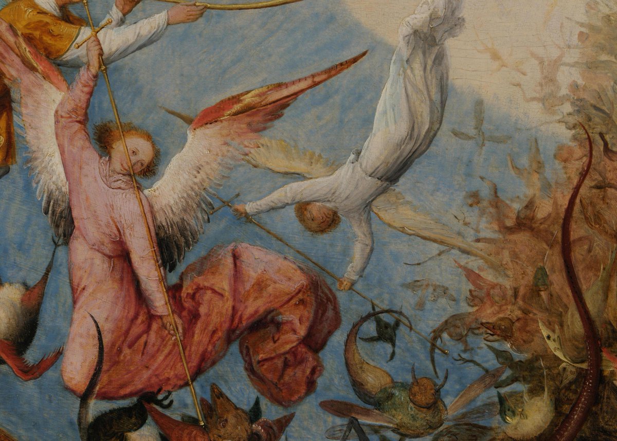 BruegelBot's tweet photo. The Fall of the Rebel Angels https://t.co/Ukc9N9gA9g