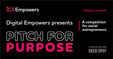 CECPtweets's tweet photo. Calling all #techforgood founders! Apply today for #PitchforPurpose – a @TCS_NA and @SeedSpot competition where social entrepreneurs will pitch for a chance to win $15,000! Learn more and apply here by 10/22! https://t.co/ohWhIemFHm #DigitalEmpowersUs #TCSEmpowers https://t.co/xuR4ifp2mW