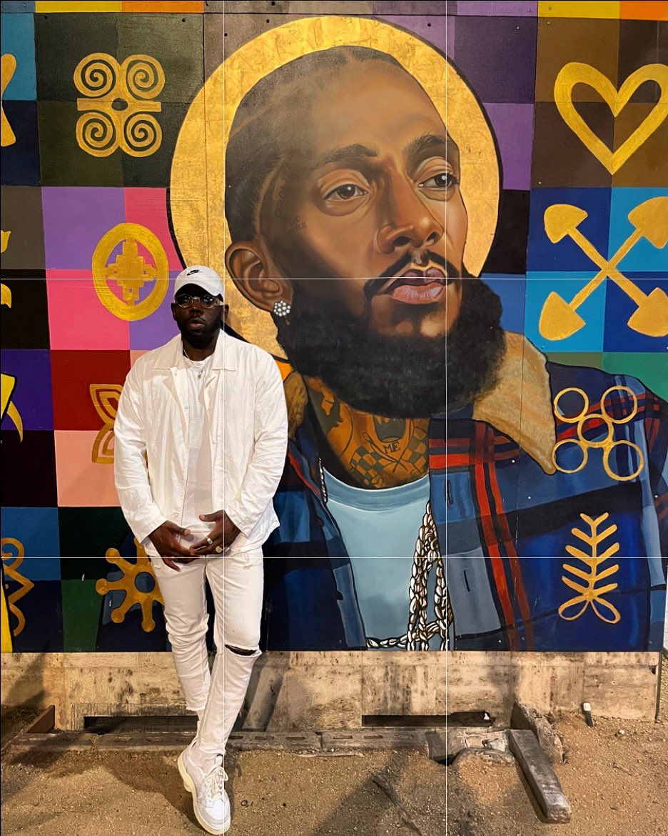 KorKase's tweet photo. Luck is being prepared the whole time so when the door opens your ready -Nipsey Hussle #themarathoncontinues #crenshawandslauson #adinkrasymbols @mosestheeartist https://t.co/VYOjaelkG9