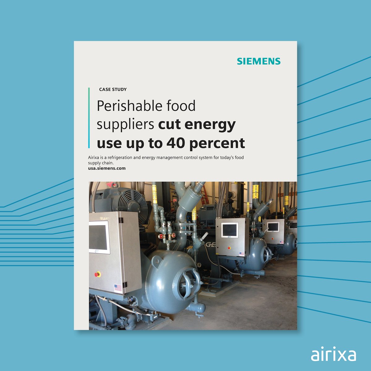 ⚡❄️ CASE STUDY: Perishable food suppliers cut energy use up to 40 percent with Airixa #Refrigeration and #Energy Management Control Systems.

Read more: processsolutions.com/airixa-siemens…

#siemens #airixa #foodandbeverage #supplychain