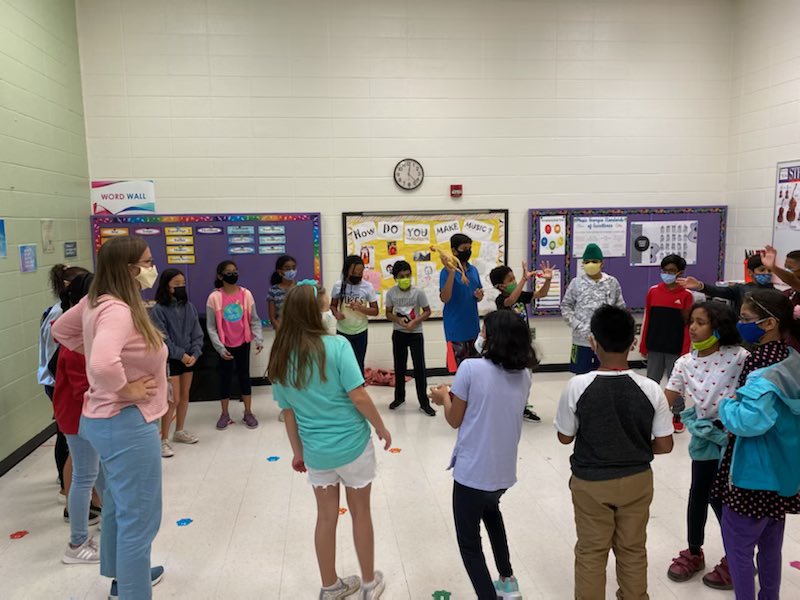 Loved getting to do the group juggle with some 5th graders. What distracts you from remaining focused on your goals?