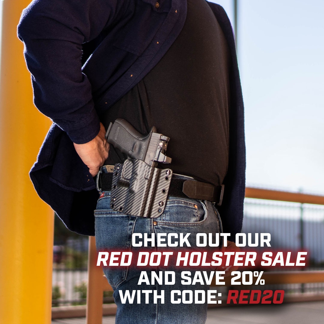 galcogunleather's tweet image. Save 20% On Galco's Red Dot Holster Collection

Shop our selection of belt, IWB and ankle holsters for guns with red dot sights and take 20% off at checkout with code RED20

Shop now:  l8r.it/B46r

#galco #rds #reddotsights #reddot #holster #galcoholsters