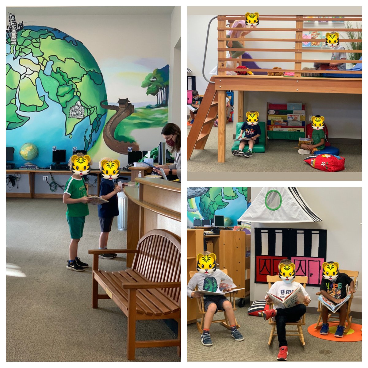 traviseshisd's tweet photo. 🍁🍂Our littlest tiger Cubs FALLing in love with reading in our magical library space!🍁🍂 https://t.co/Z6we6nhHWu