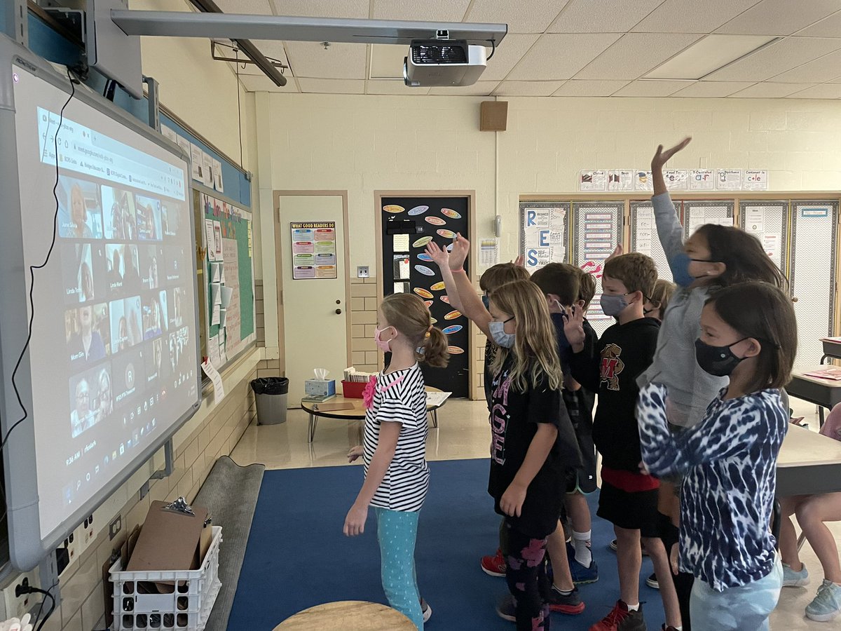 Loved welcoming our special generations day guests virtually today! <a href="/missyfanshaw/">Missy Fanshaw</a> <a href="/rfespta/">Rodgers Forge PTA</a>
