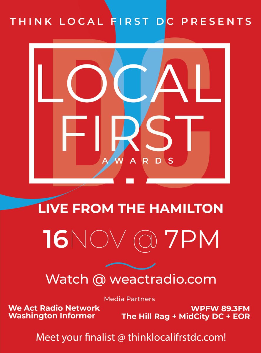 We're honored to be a finalist for the Builder Award in the 2021 Local First Awards! 🗳️Your VOTE determines the winner: us2.list-manage.com/survey?u=38ec2… Thank you to our members &amp; supporters for 14 years of Black giving! #thinklocaldc #lfa2021