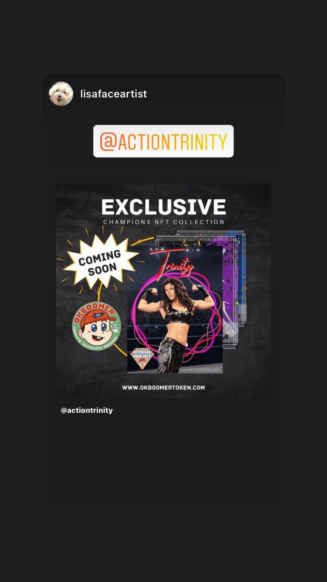actiontrinity's tweet image. S0 Excited!!!   I just partnered on a crypto NFT with $OKBOOMER token, along former NFL player, Brad Sowell, and I hear they’re speaking with tons of other pro athletes across several sports. Get in on the ACTION!!!   Come and buy my NFT at the end of the month! @okboomertoken