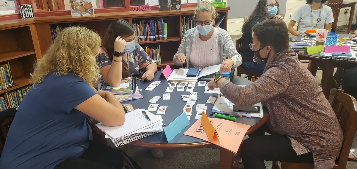 SMCPS_Reading's tweet photo. Unit 2, Session 1 of LETRS training. Working on activities to activate our phonological processors! https://t.co/KKovv1Kpqw