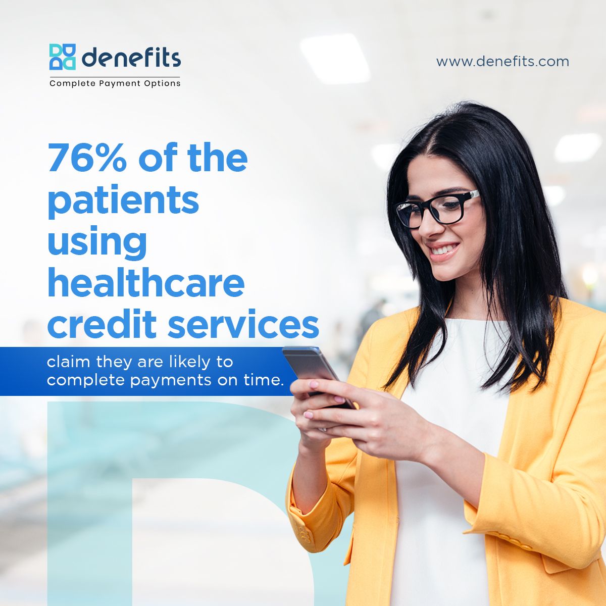 denefits's tweet image. Patients are asking for affordable and convenient payment options! Is your practice listening?

Denefits is always simple and effective. Strengthen your financial security by signing up with us.

#Denefits #simplecredit #instantcredit