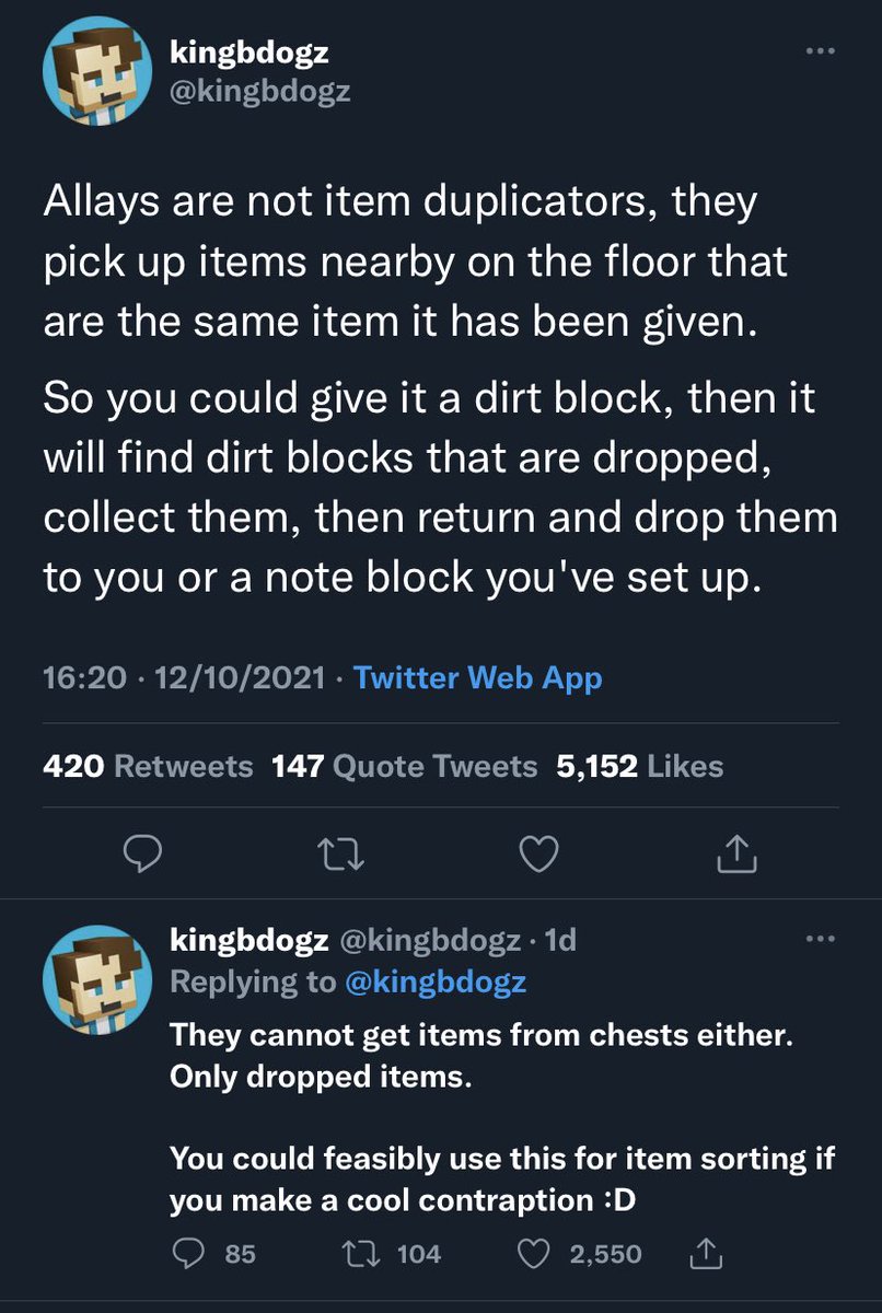 Allay isnt what you thought, Allays are NOT item dupers #MinecraftLive